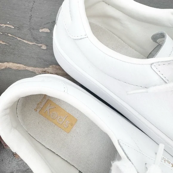 Keds - Women’s White Ace Seas Leather Sneakers - Size 8.5 shoe - Picture 8 of 9